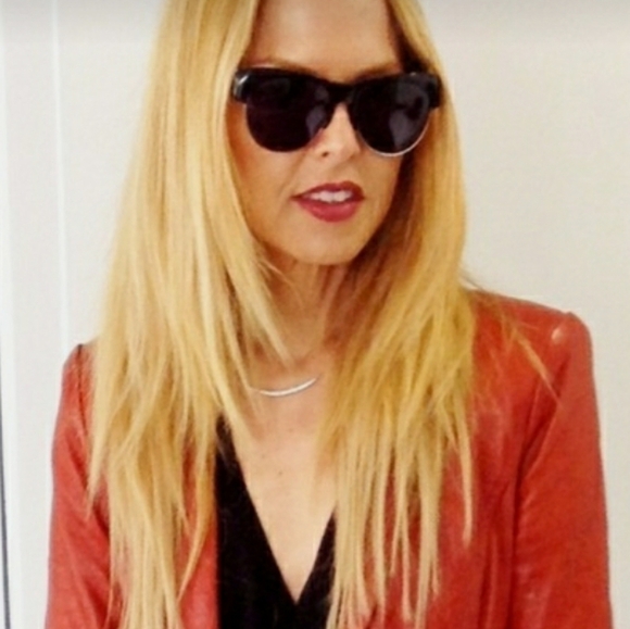 𝅺rachel  Zoe leather/suade jacket size 2 - Picture 1 of 14